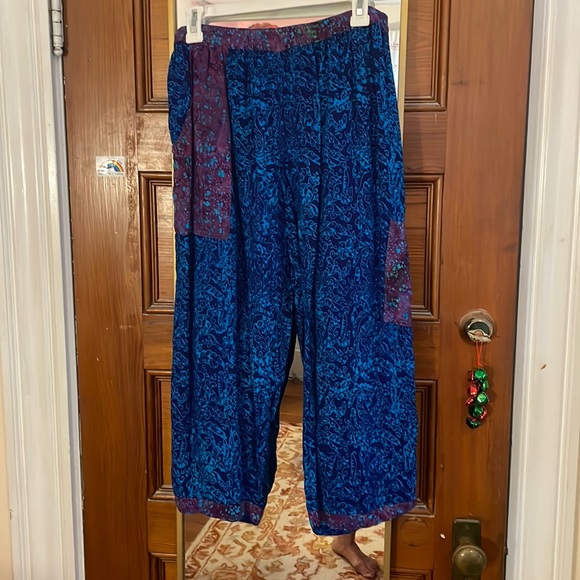 Kimberley’s Travels Batik Capri Loose Pant XL - Picture 1 of 13